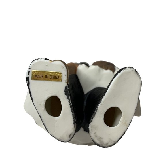 Traditions Christmas Santa Claus Holding Staff Bag Toy Figural Porcelain - Picture 7 of 12